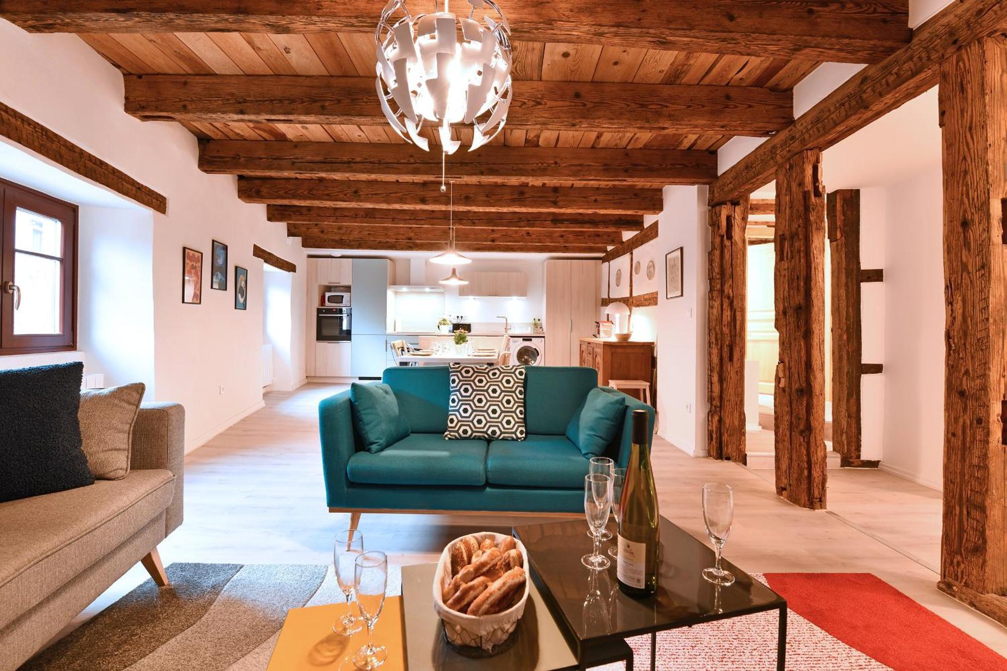 Grand Gite Dans Maison Alsacienne Historique Gueberschwihr Luaran gambar